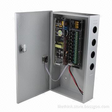 12V DC/8A/9CH Uninterruptible Power Supply, Over-current Protection and Short-circuit Protection